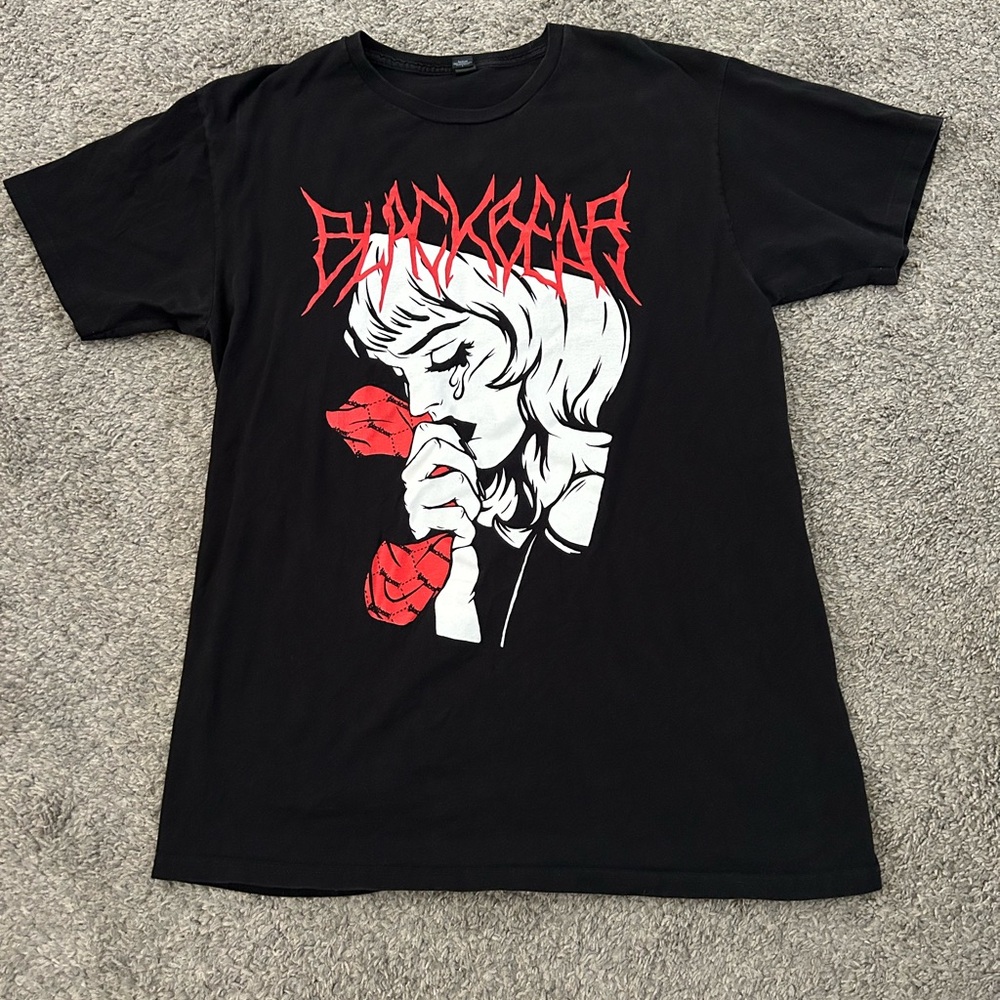 Blackbear Crying Woman Black T-Shirt